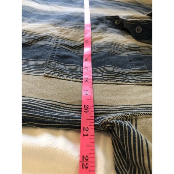 Vintage Levi's SilverTab Striped Polo Shirt Mens Size L 100% Cotton Grunge 90s - Picture 8 of 10